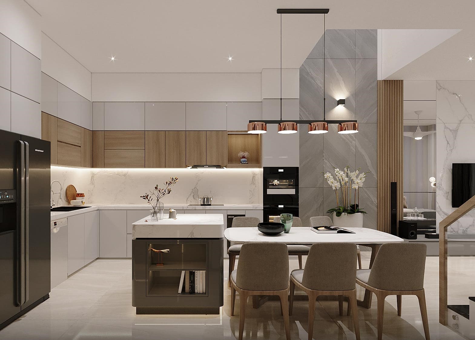 Với một chút tư duy sáng tạo và kỹ năng thiết kế, phòng bếp trong căn nhà ống 4m có thể trở thành một nơi thú vị để sáng tạo và chia sẻ bữa ăn ngon. 