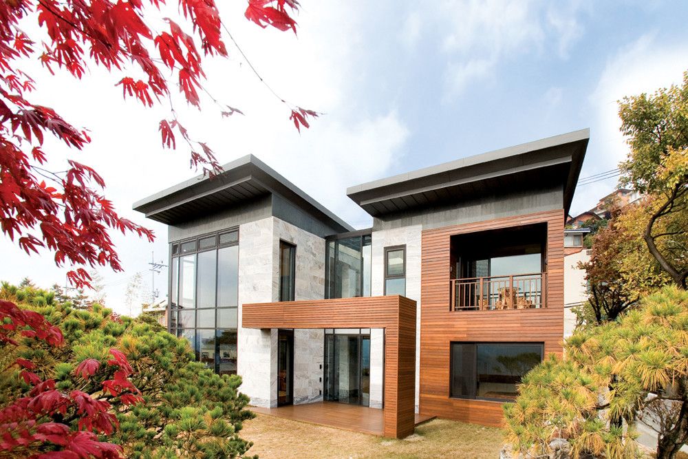 Chiêm ngưỡng loạt mẫu nhà 2 tầng kiểu Hàn Quốc đẹp mê ly