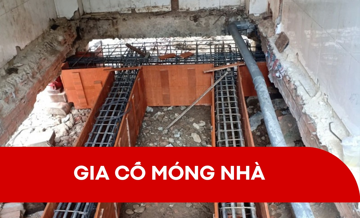 gia cố móng nhà