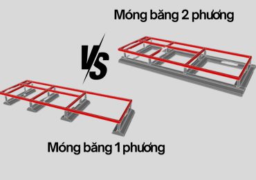 Phân biệt móng băng 1 phương và móng băng 2 phương