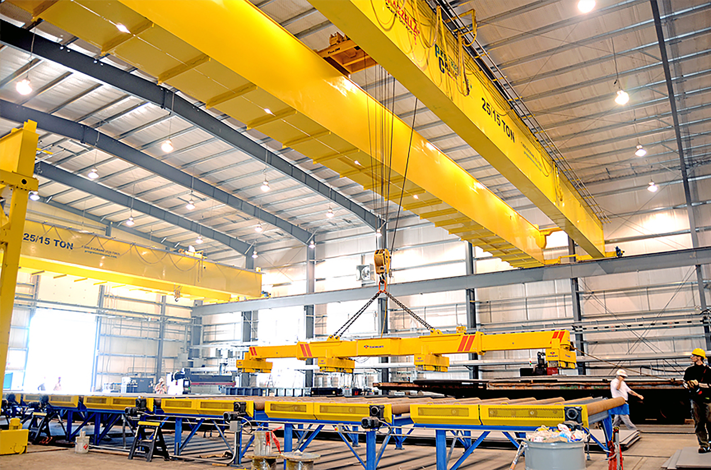 nguyên lý hoạt động cầu trục nhà xưởng