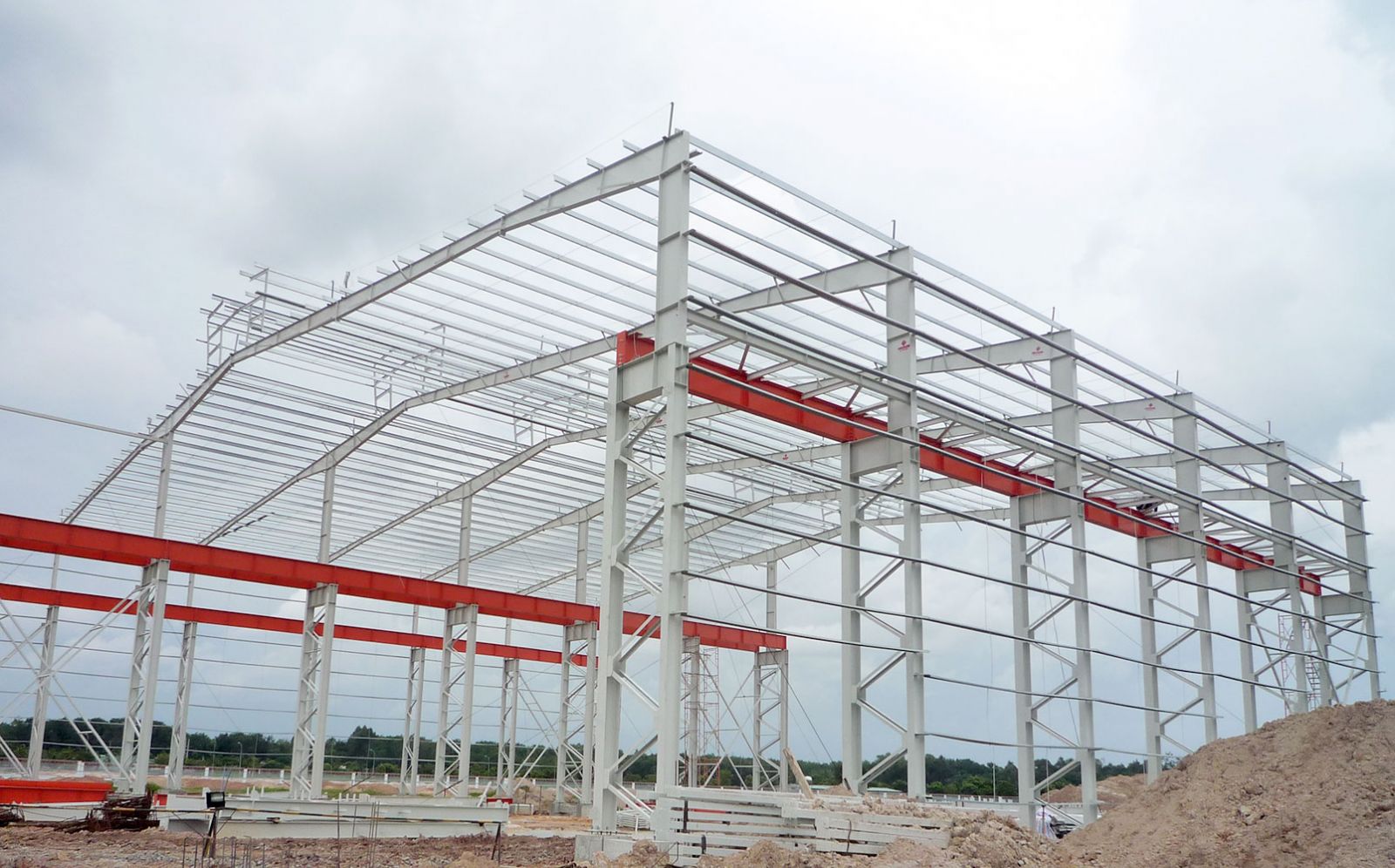 các kiểu kết cấu nhà xưởng