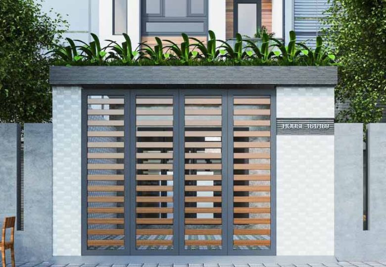 Mái cổng đẹp hiện đại