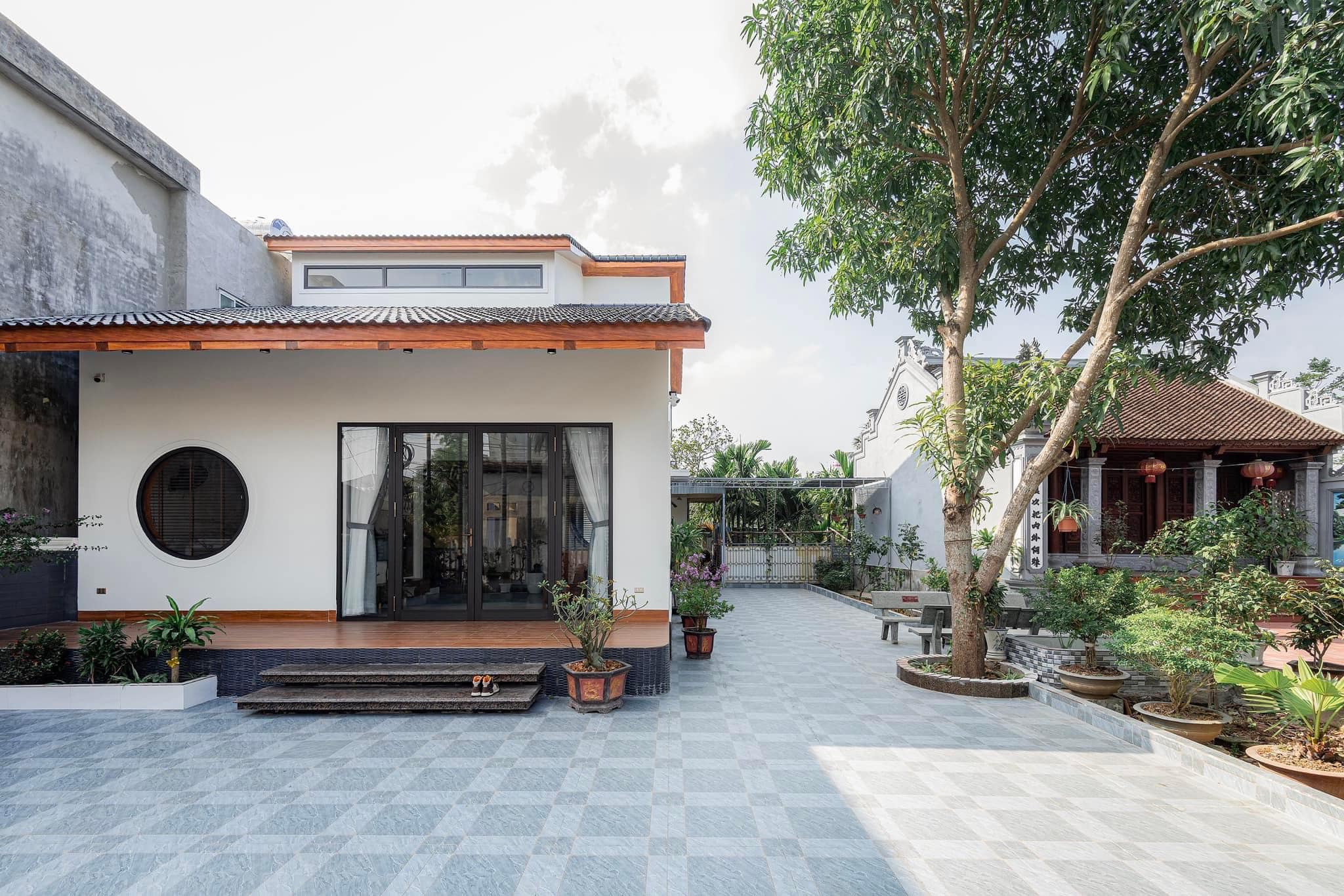 Mẫu nhà vườn đẹp ở nông thôn hiện đại