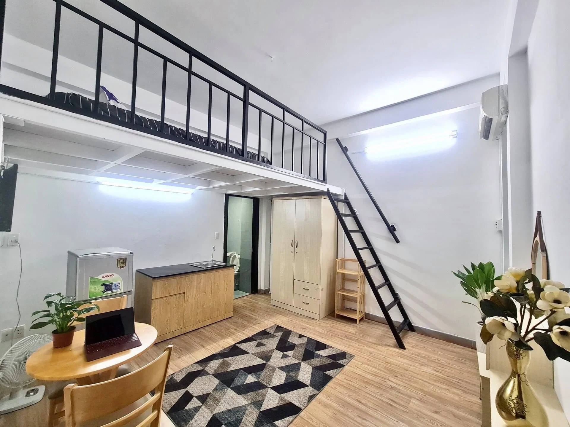 điểm nhấn của thiết kế mặt bằng nhà trọ cho thuê