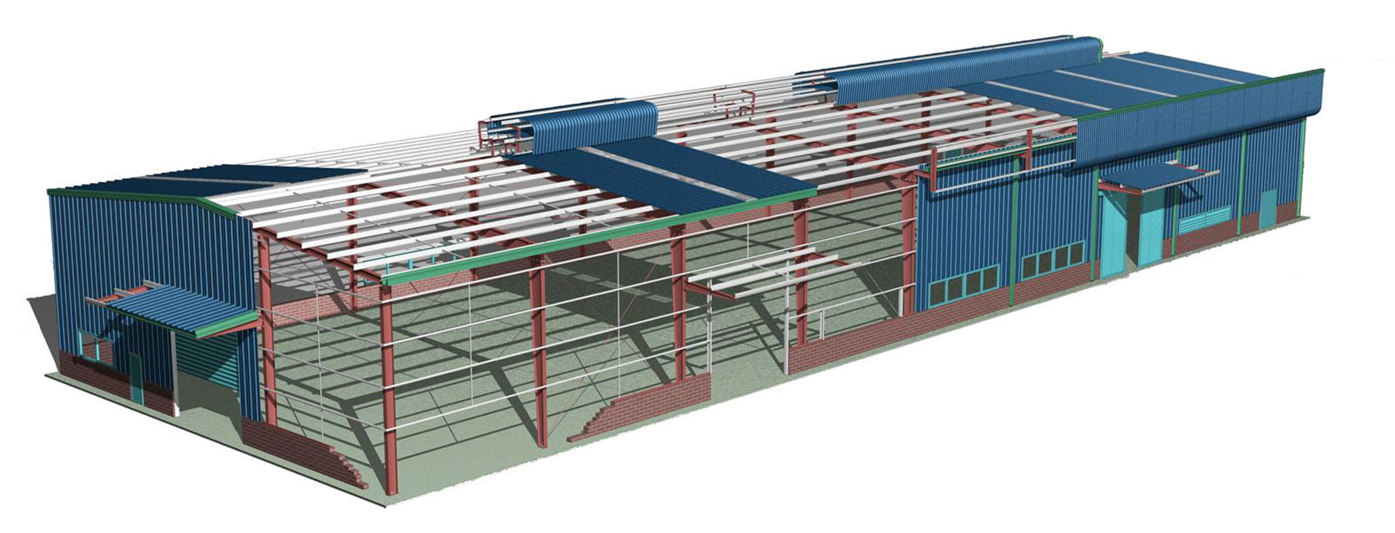 thiết kế nhà xưởng khung thép mới nhất
