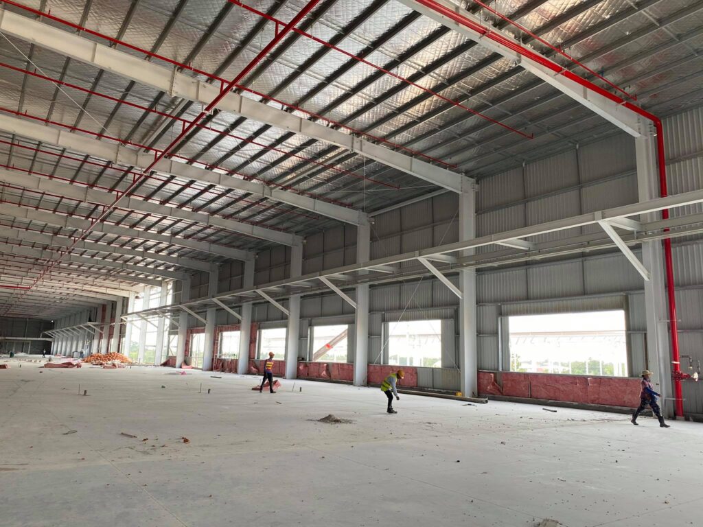 thiết kế nhà xưởng sản xuất bê tông cốt thep