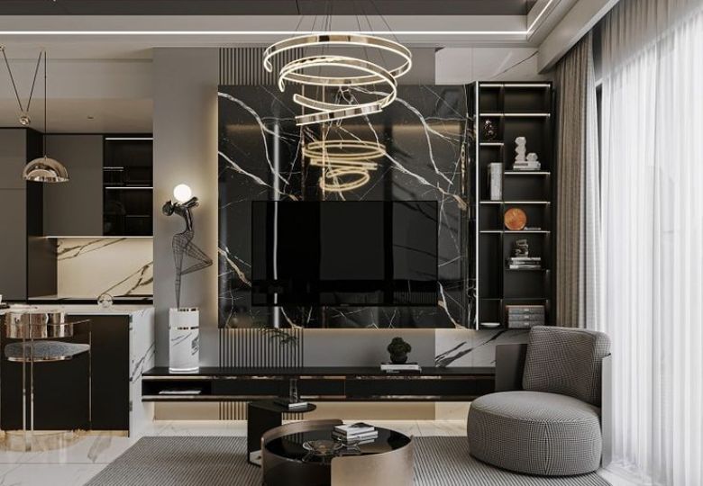 Thiết kế nội thất chung cư the charm an hưng