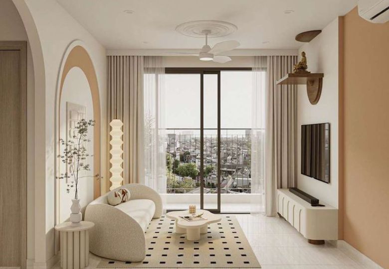 Thiết kế nội thất chung cư the charm an hưng