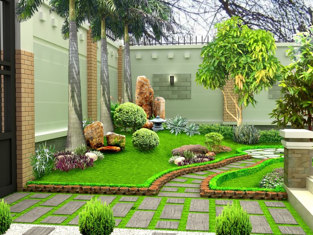 mẫu sân vườn đẹp