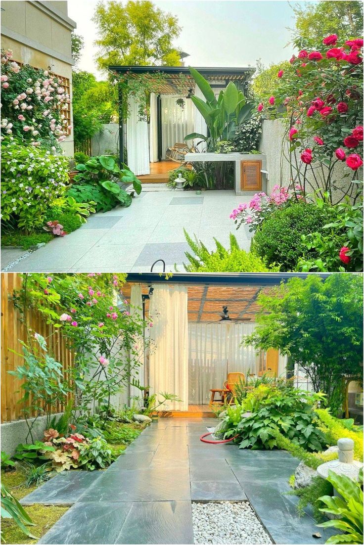 đặc điểm thiết kế sân vườn nhà ống