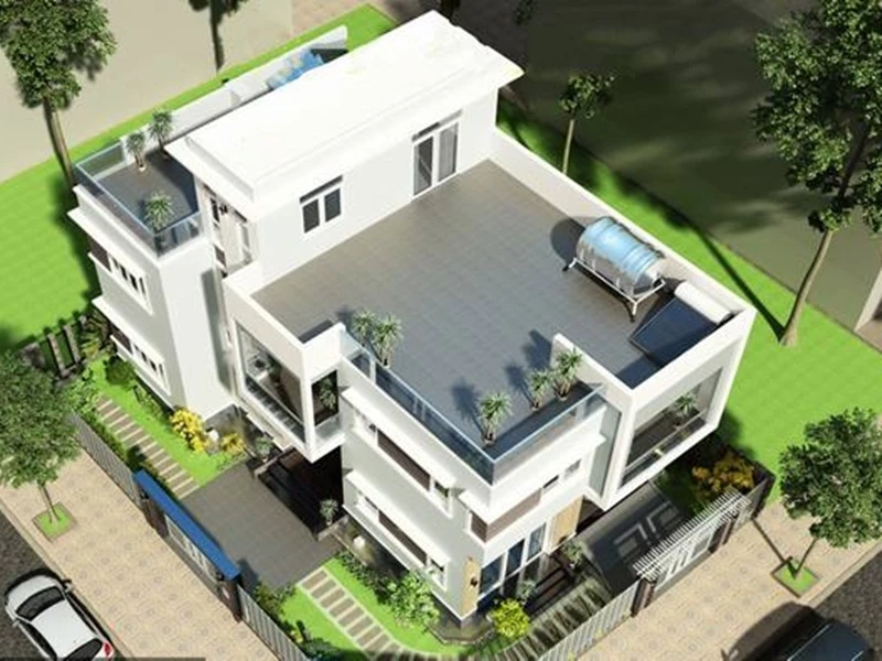 lỗi khi thiết kế tầng tum nhà ở