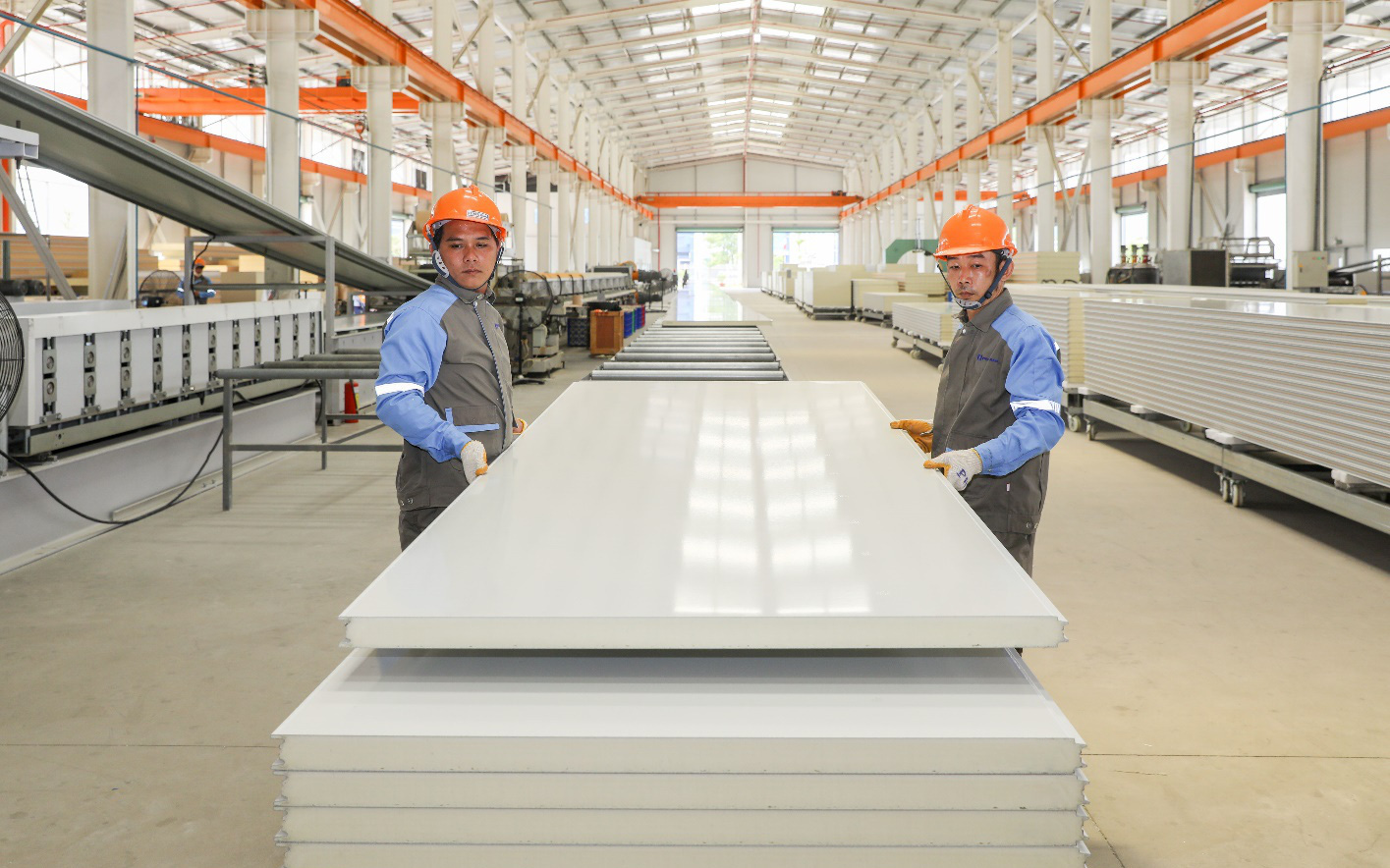 các nhóm vật liệu xây dựng nhà xưởng