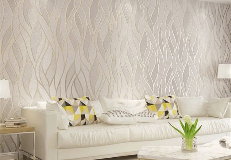 mẫu giấy dán tường phòng khách