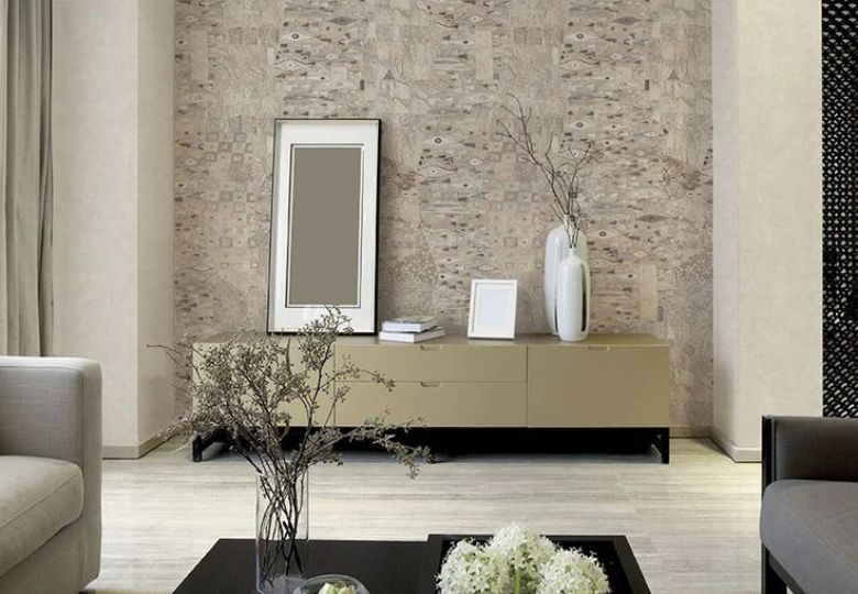 mẫu giấy dán tường phòng khách