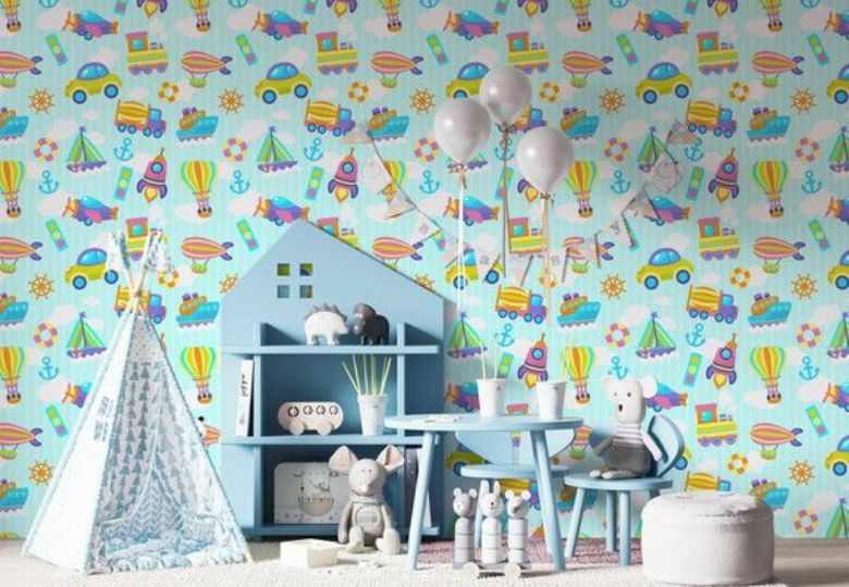giấy dán tường phòng ngủ trẻ em