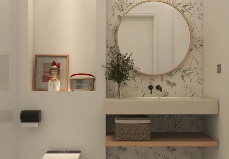 giấy dán tường nhà tắm