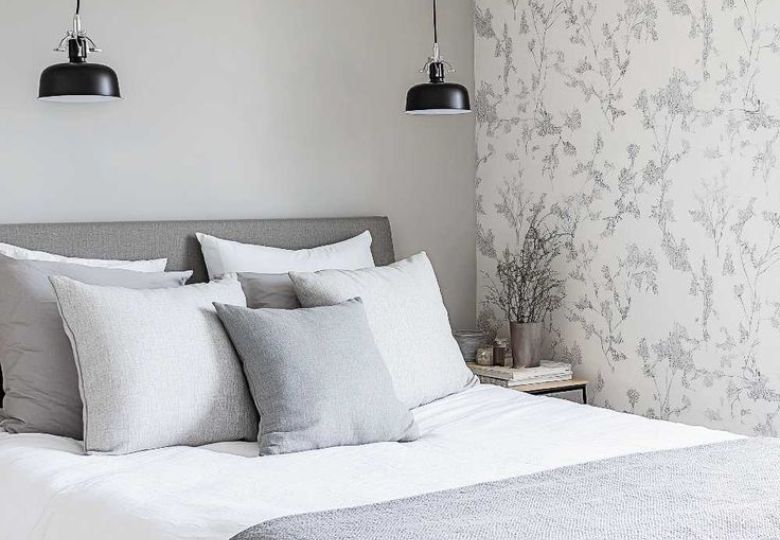 cách phối màu giấy dán tường phòng ngủ