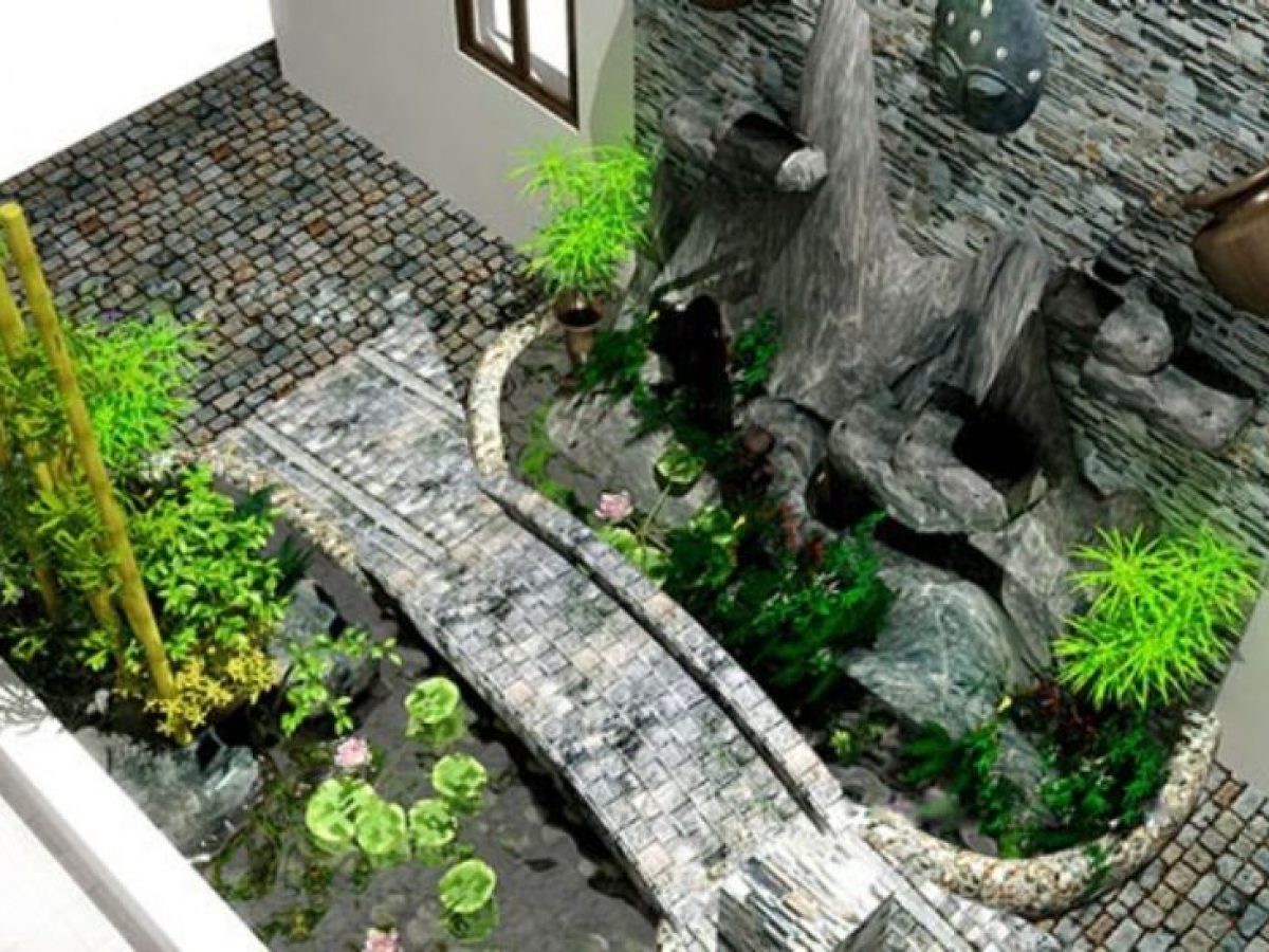 tiểu cảnh giếng trời đẹp