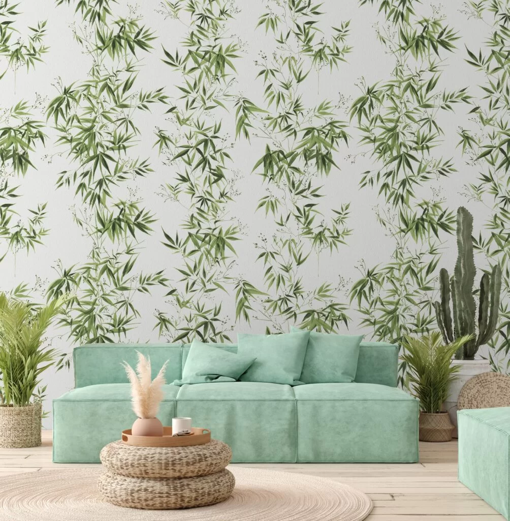 đặc điểm giấy dán tường phong cách tropical