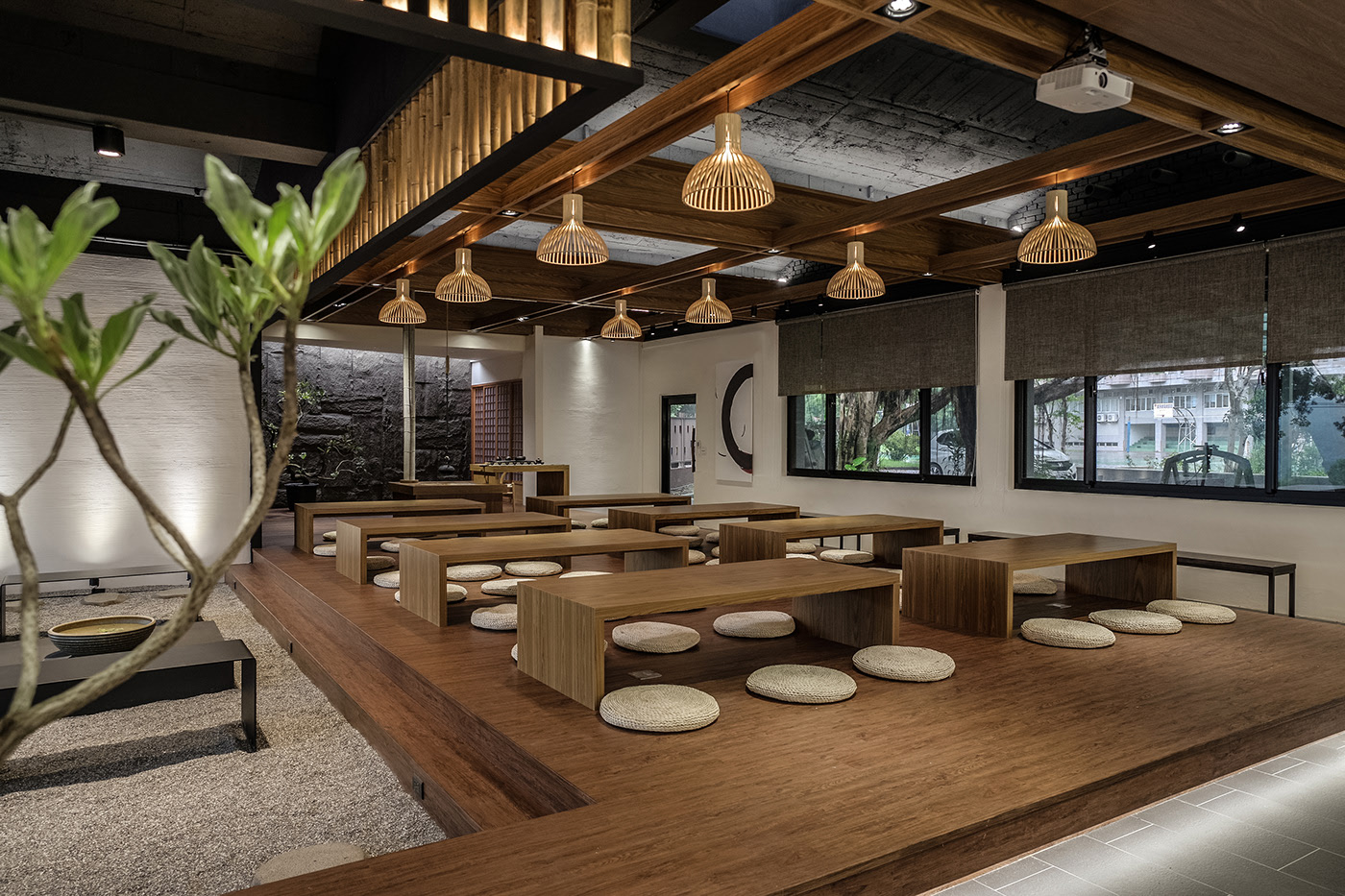 giấy dán tường quán ăn