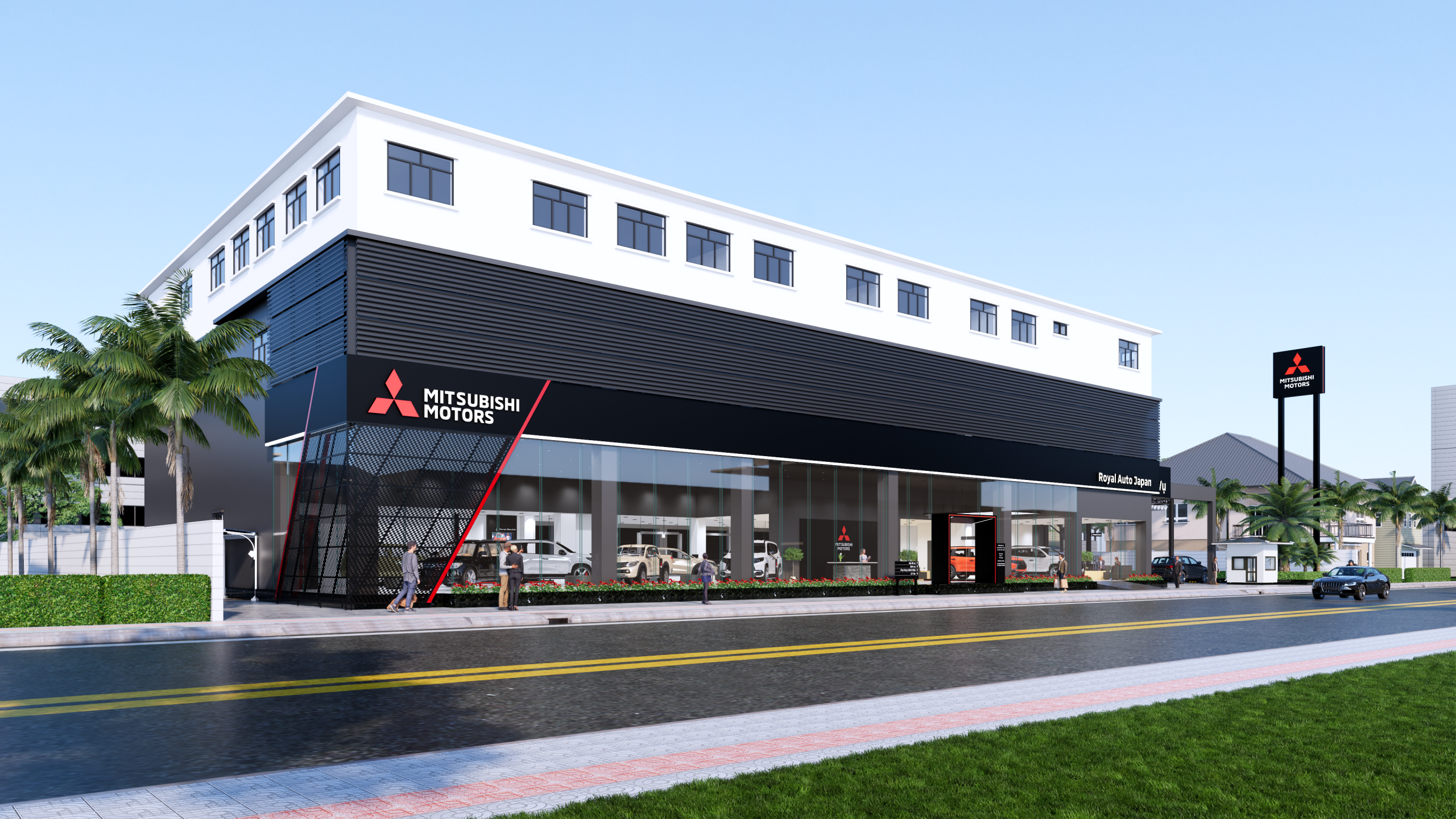 Thiết kế showroom ô tô Suzuki Royal