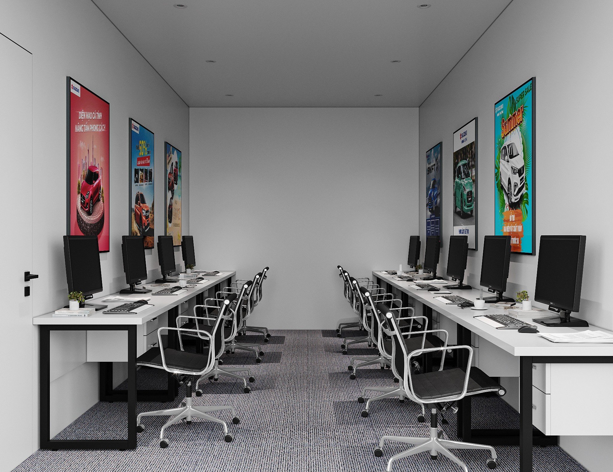 Thiết kế showroom ô tô Suzuki Royal