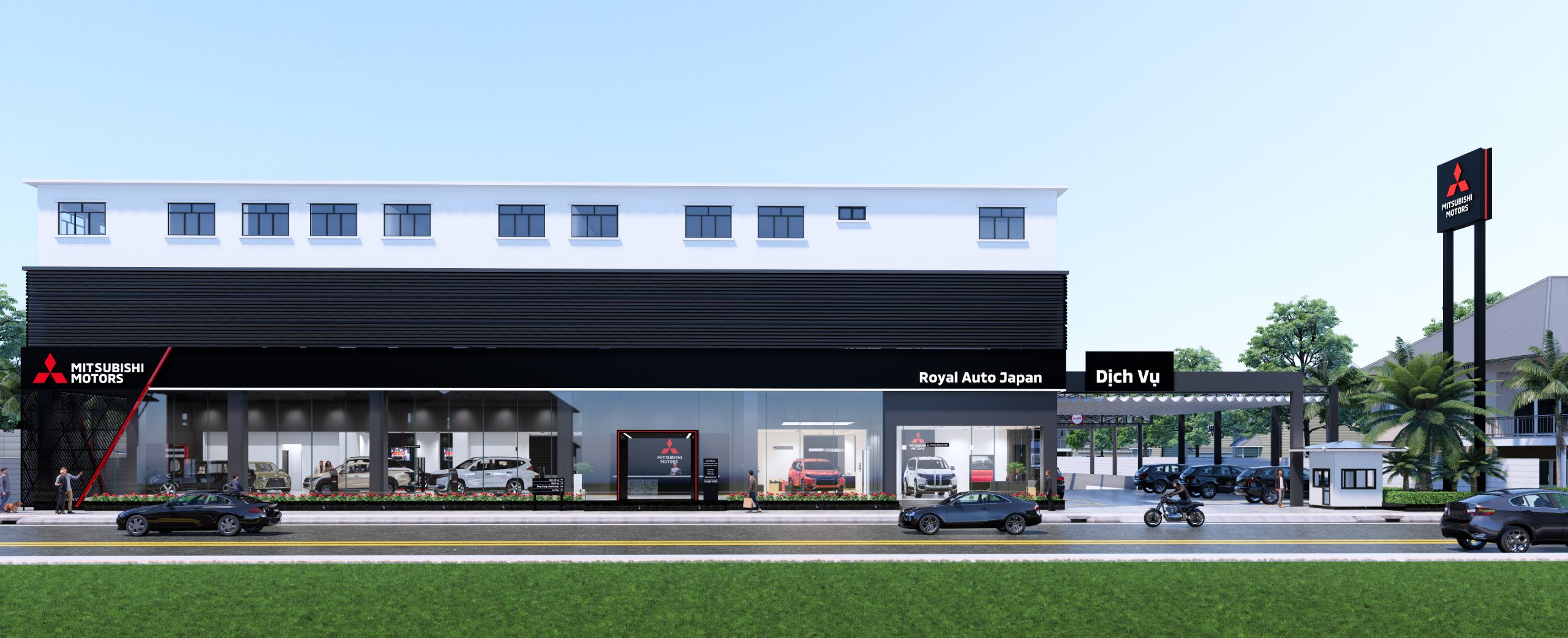 Thiết kế showroom ô tô Suzuki Royal