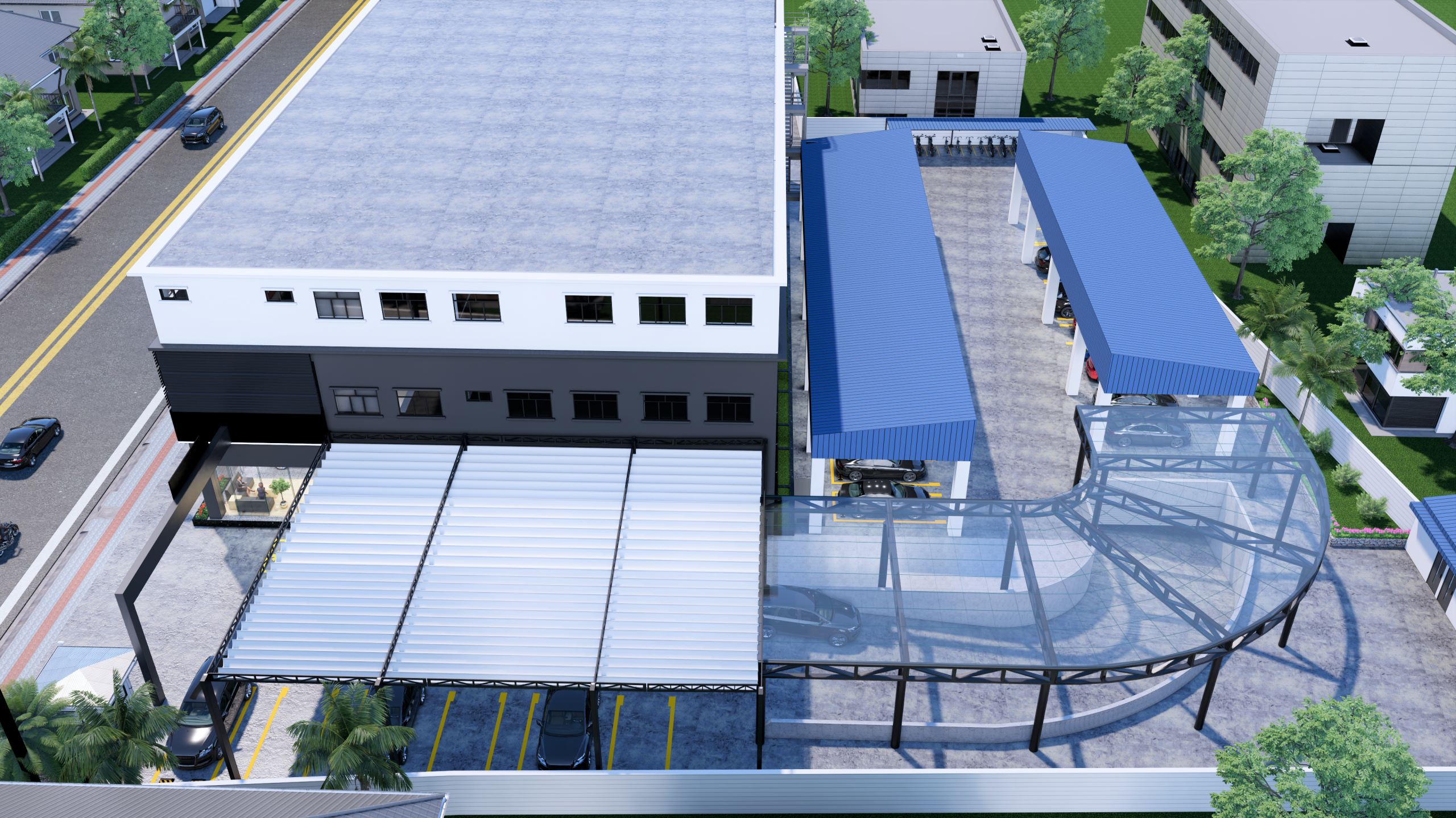 Thiết kế showroom ô tô Suzuki Royal