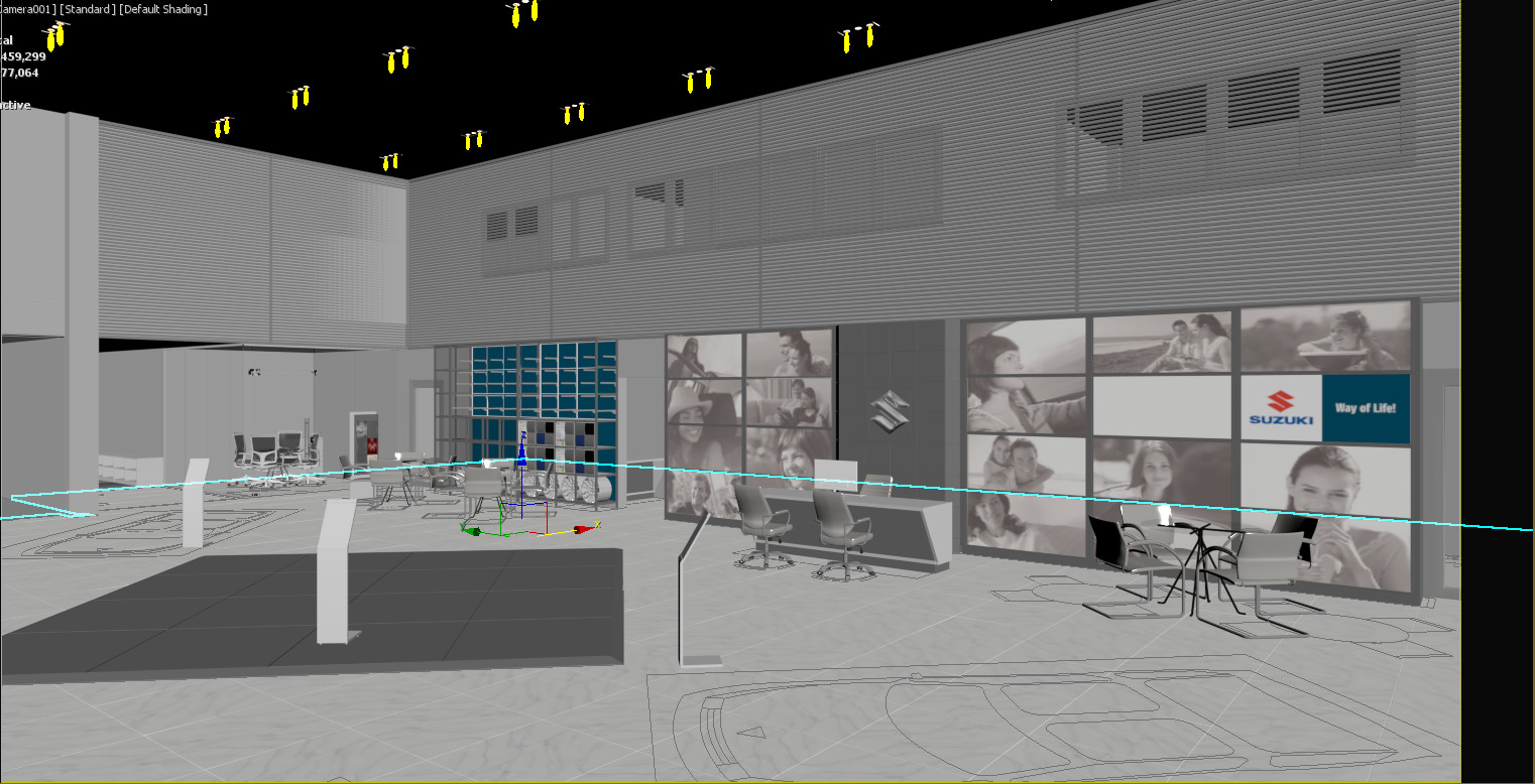 Thiết kế showroom ô tô Suzuki Royal