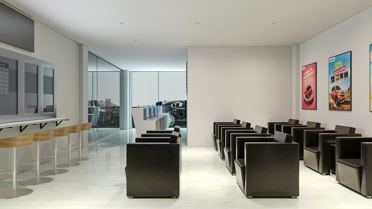Thiết kế showroom ô tô Suzuki Royal