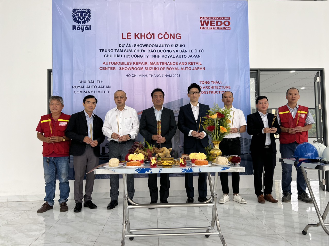 Thiết kế showroom ô tô Suzuki Royal